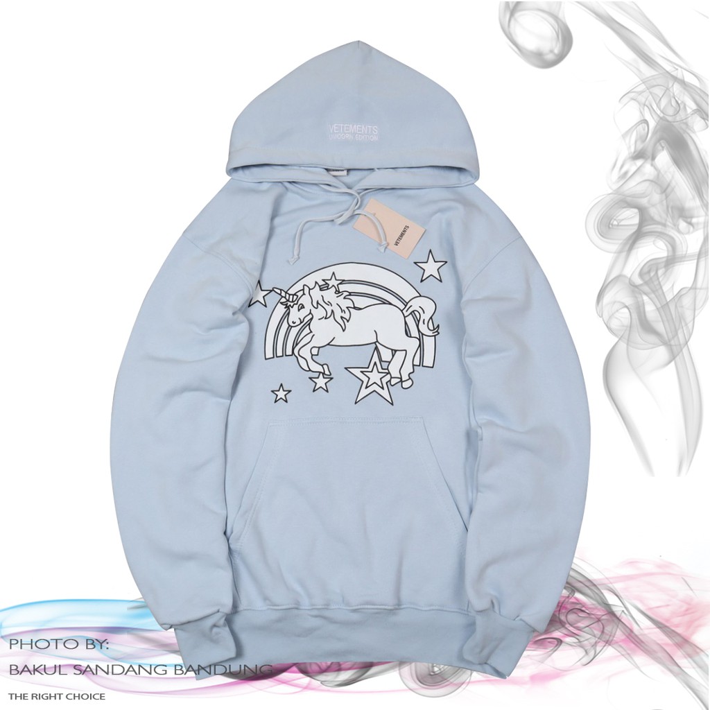 Unicorn hoodie hot sale vetements