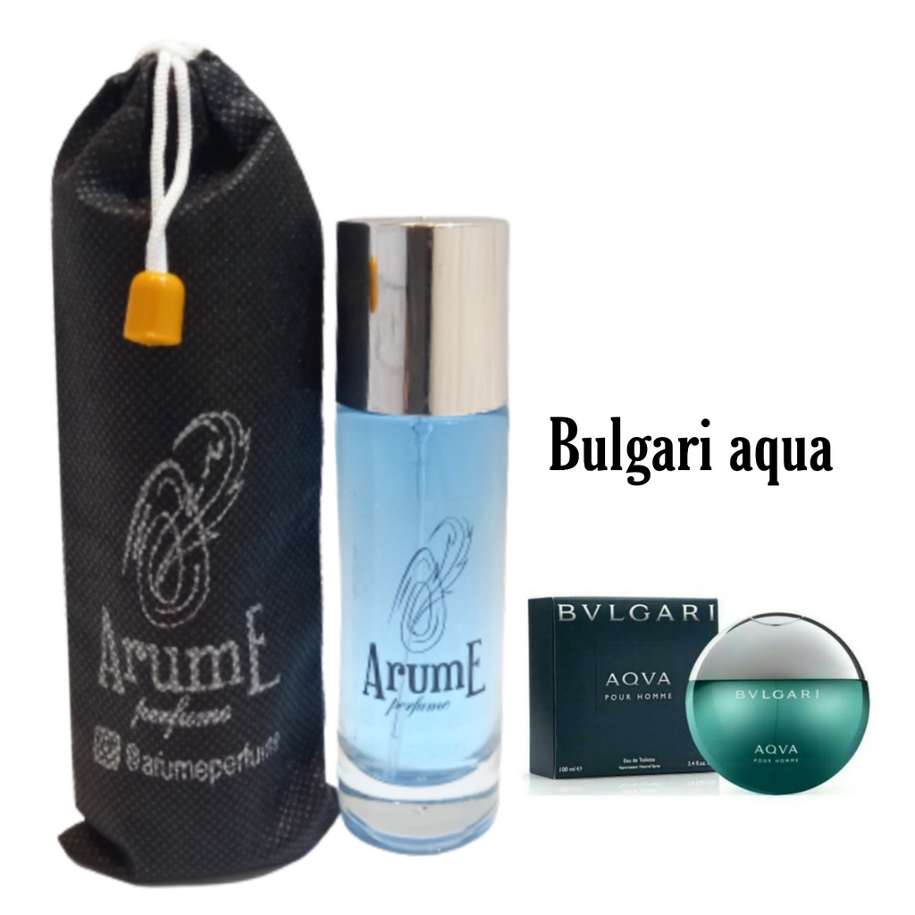 Jual Bulgari aqua man parfum cowok 35 ml Parfum non alkohol