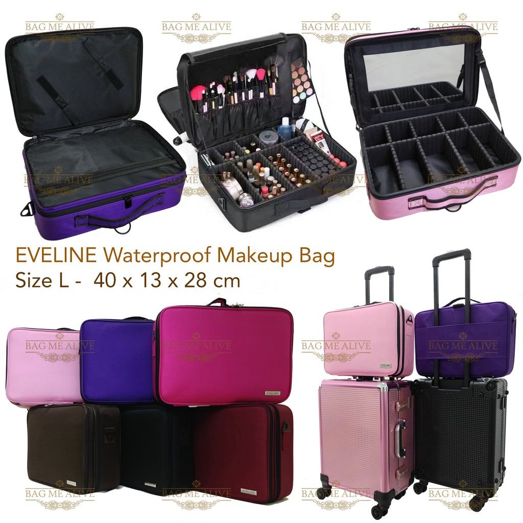 Jual Tas Make up Kosmetik / Makeupartist Bag MUA Beauty Case EVELINE 09 (L)  | Shopee Indonesia