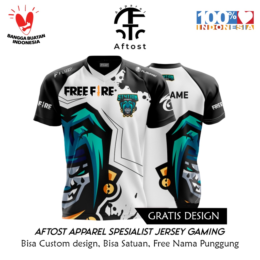 Baju jersey hot sale gaming ff