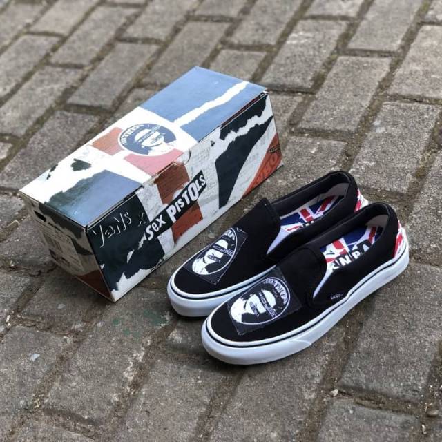 Vans slip store on sex pistols