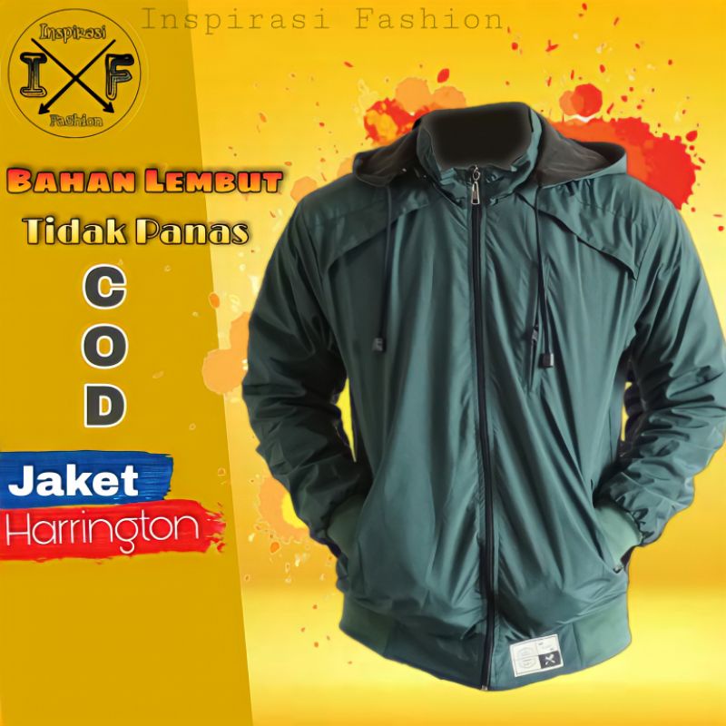 Jaket harrington clearance hoodie