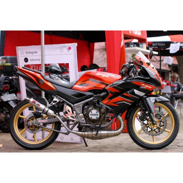 Jual Knalpot Ninja R SS RR Eighty Racing K10 SE Kobra Stainless