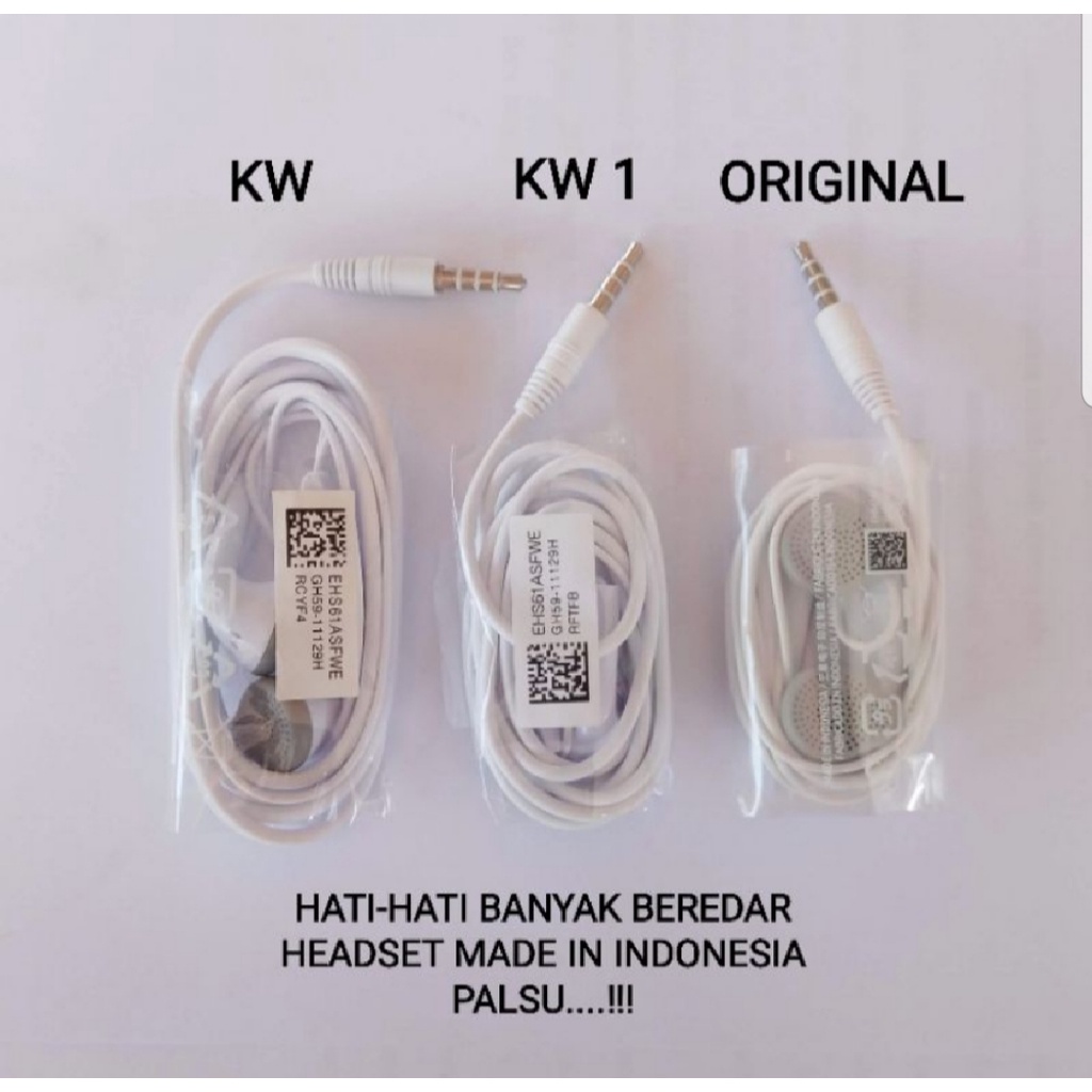 Jual Headset samsung original cabutan hp asli 100 made in