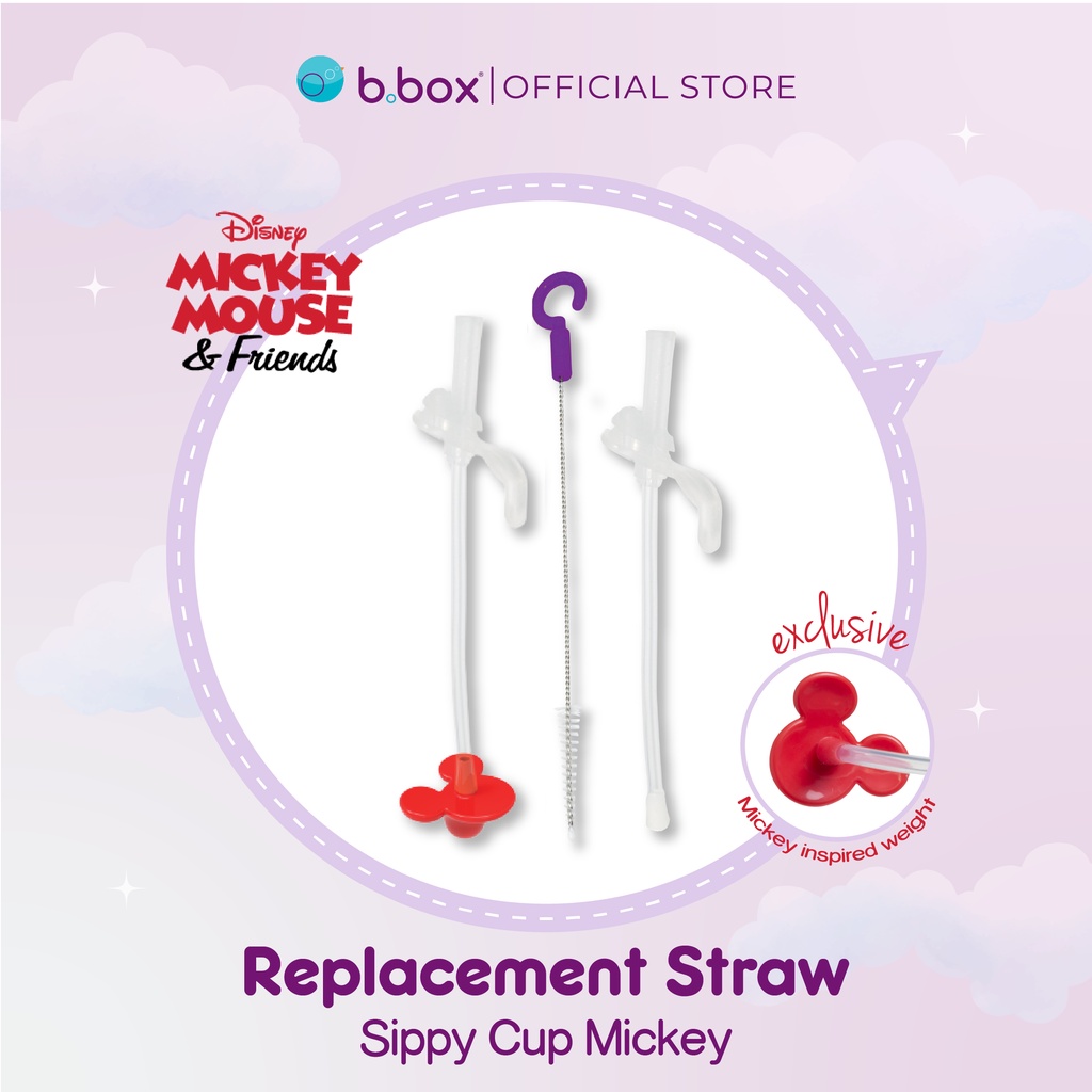 Disney Mickey Mouse and Friends replacement straw pack (selected regio –  b.box – b.box for kids