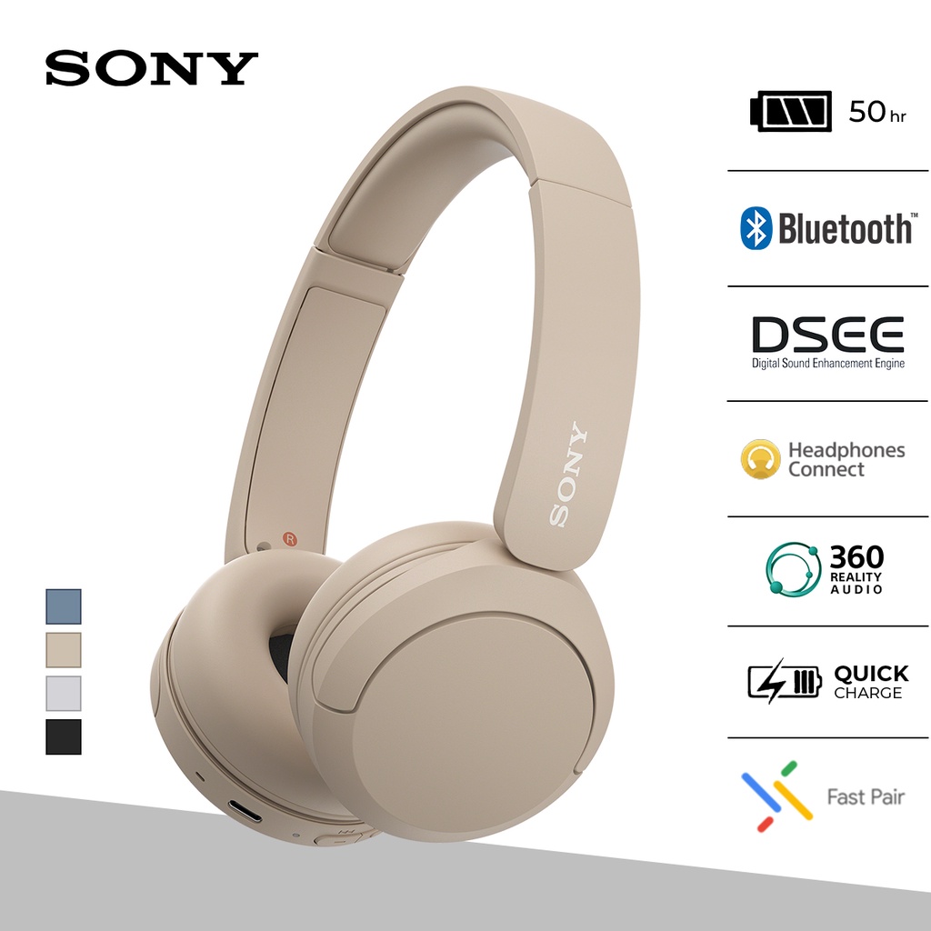  Sony WH-CH720N Noise Canceling Wireless Headphones Bluetooth  Over The Ear Headset with Microphone and Alexa Built-in, Black New &  HT-S2000 Compact 3.1 Ch Dolby Atmos Sound Bar. : Electronics