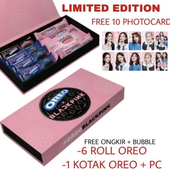 Open Fast Pre Order OREO x BLACKPINK KOREA 🇰🇷 ‼️New Photocard & Packaging  ‼️ Oreo Korea Edition Bentuk & Design Packaging & Photocard…