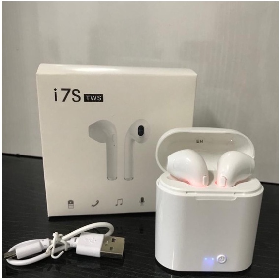 Cara mengecas airpods i7s tws hot sale