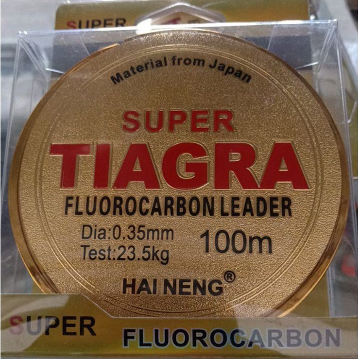 Jual Senar Pancing SUPER TIAGRA FLUOROCARBON LEADER HAI NENG 100m