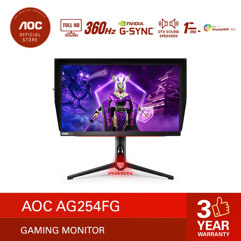 AG254FG, AOC AG254FG - 24,5 gaming monitor with 360Hz refresh