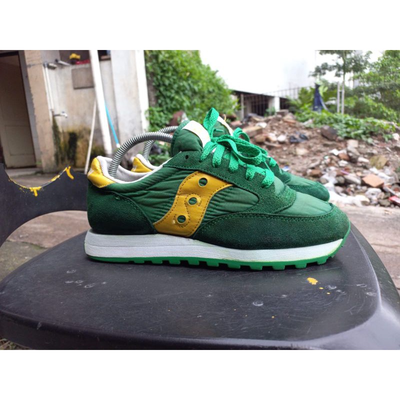 Saucony jazz green outlet yellow