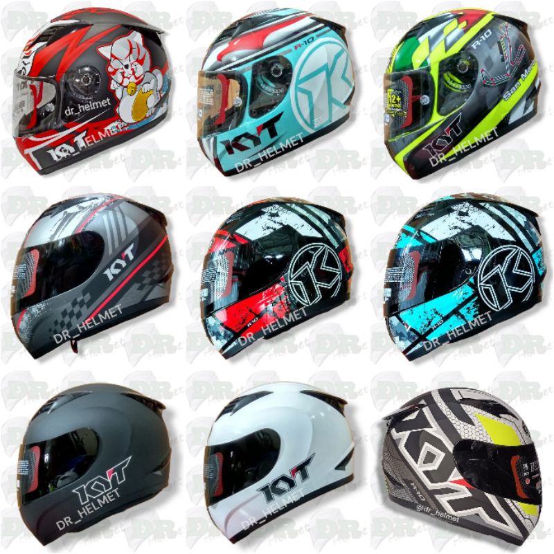 Helm best sale kyt r10