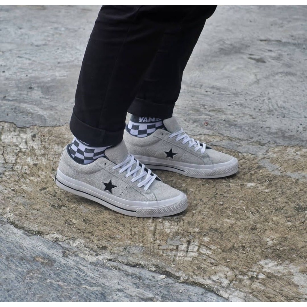 Converse one star on sale ox ash grey