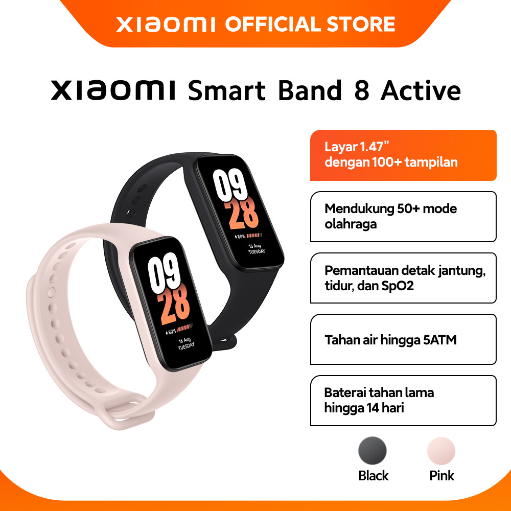 xiaomi-smart-band-8-active - Spesifikasi - Xiaomi Indonesia