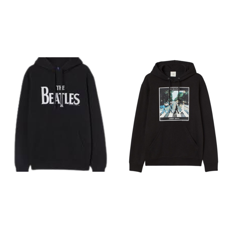 Hoodie h&m the online beatles black