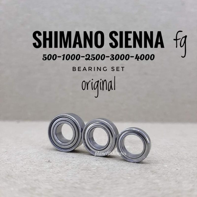 Jual bearing shimano sienna fg 500 1000 2500 3000 4000 / klaher