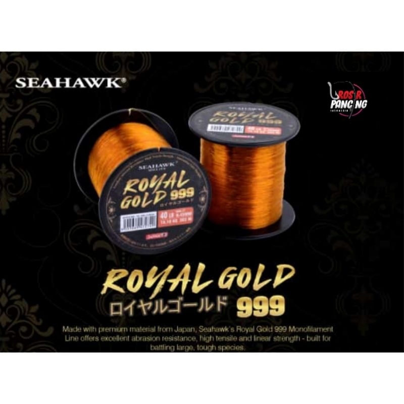 Jual Senar pancing Seahawk Royal Gold isi per rol 100m (Connecting)