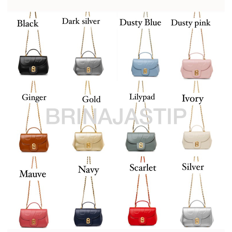 Jual Bag Buttonscarves x Collaborators Emily Alma Flap Bag Small - Le Rose