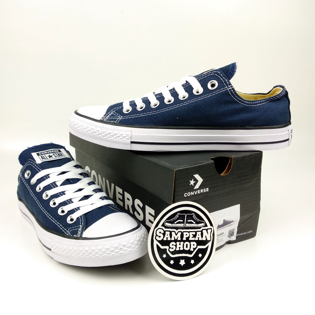 Sepatu converse hotsell navy blue