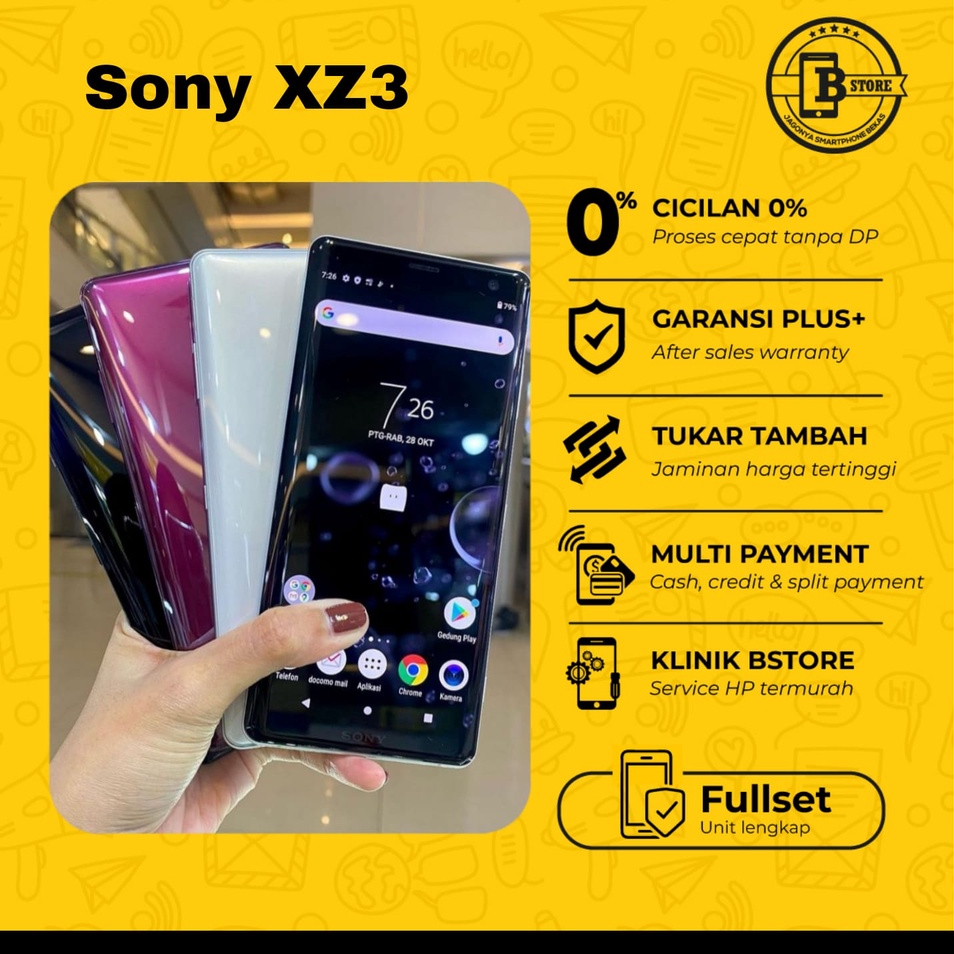 Jual Sony Xperia XZ3 DOCOMO - FULLSET - RAM 4 GB - 64 GB
