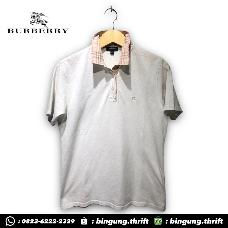 Jual POLO SHIRT BURBERRY LONDON SECOND ORIGINAL Shopee Indonesia
