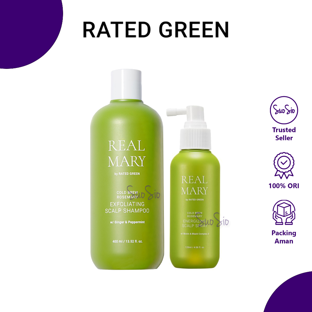 Rated Green Real Mary Exfoliating Scalp Shampoo 400 ml 400 ml