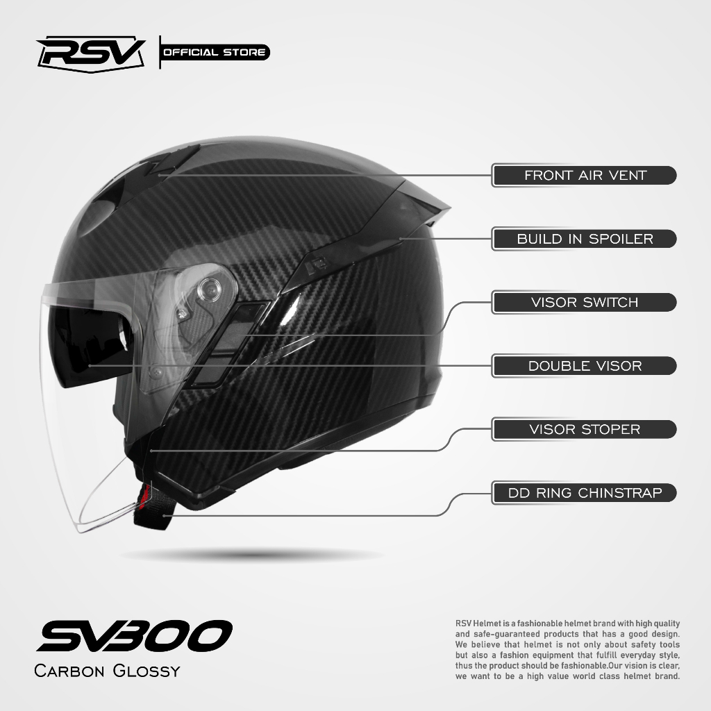 Jual sales helm rsv