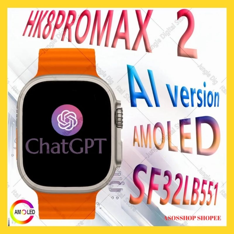 HK8 Pro Max Amoled, NFC, Chat GPT