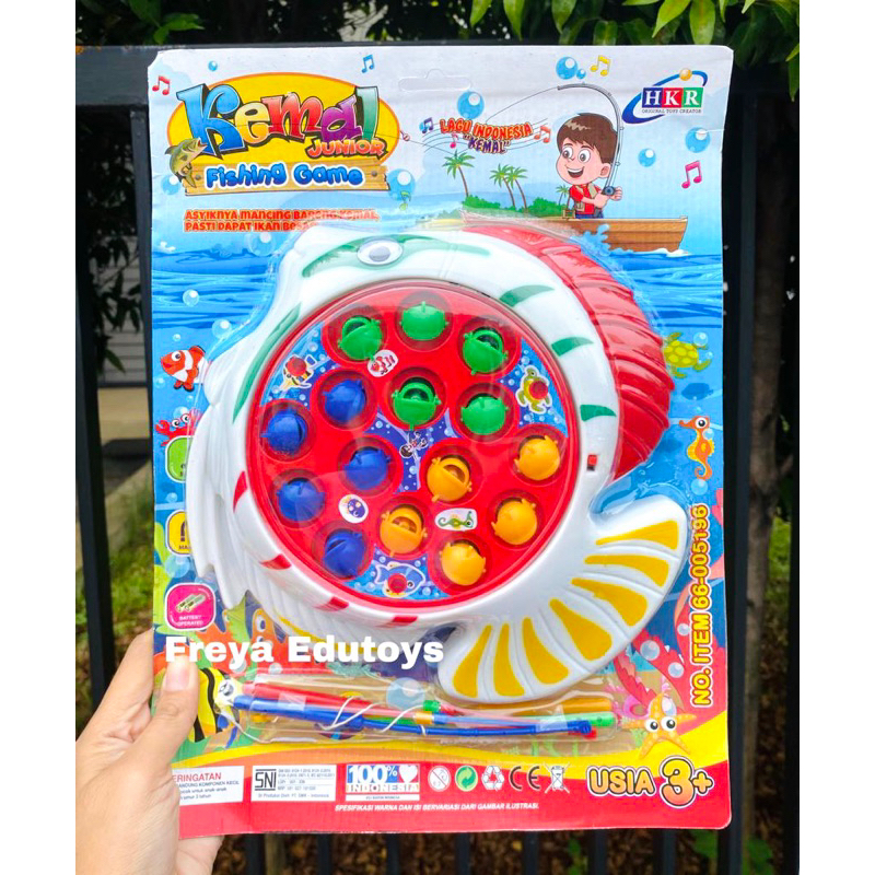 Mainan Pancingan Ikan Love Shark Babe - Fishing Game Baby Shark