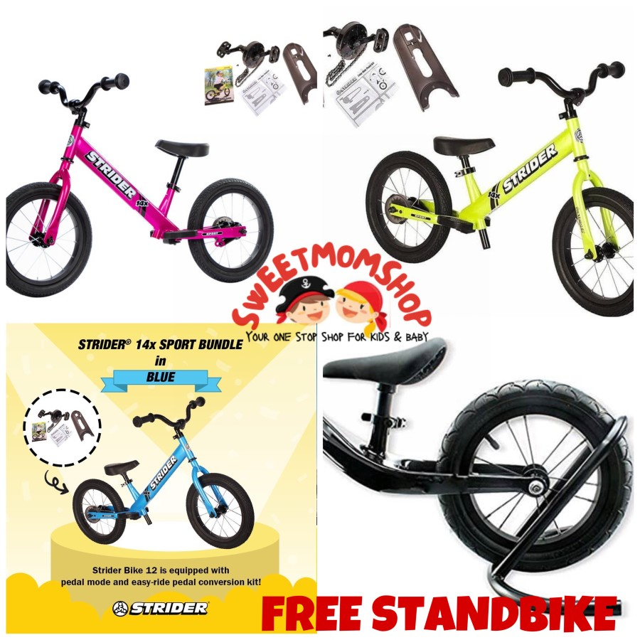 Jual STRIDER 14X SPORT PEDAL KIT BALANCE BIKE sepeda anak