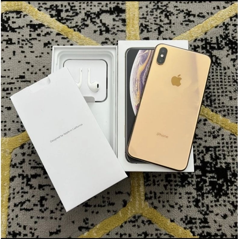 Jual iPhone XS Max 256GB Gold | Shopee Indonesia