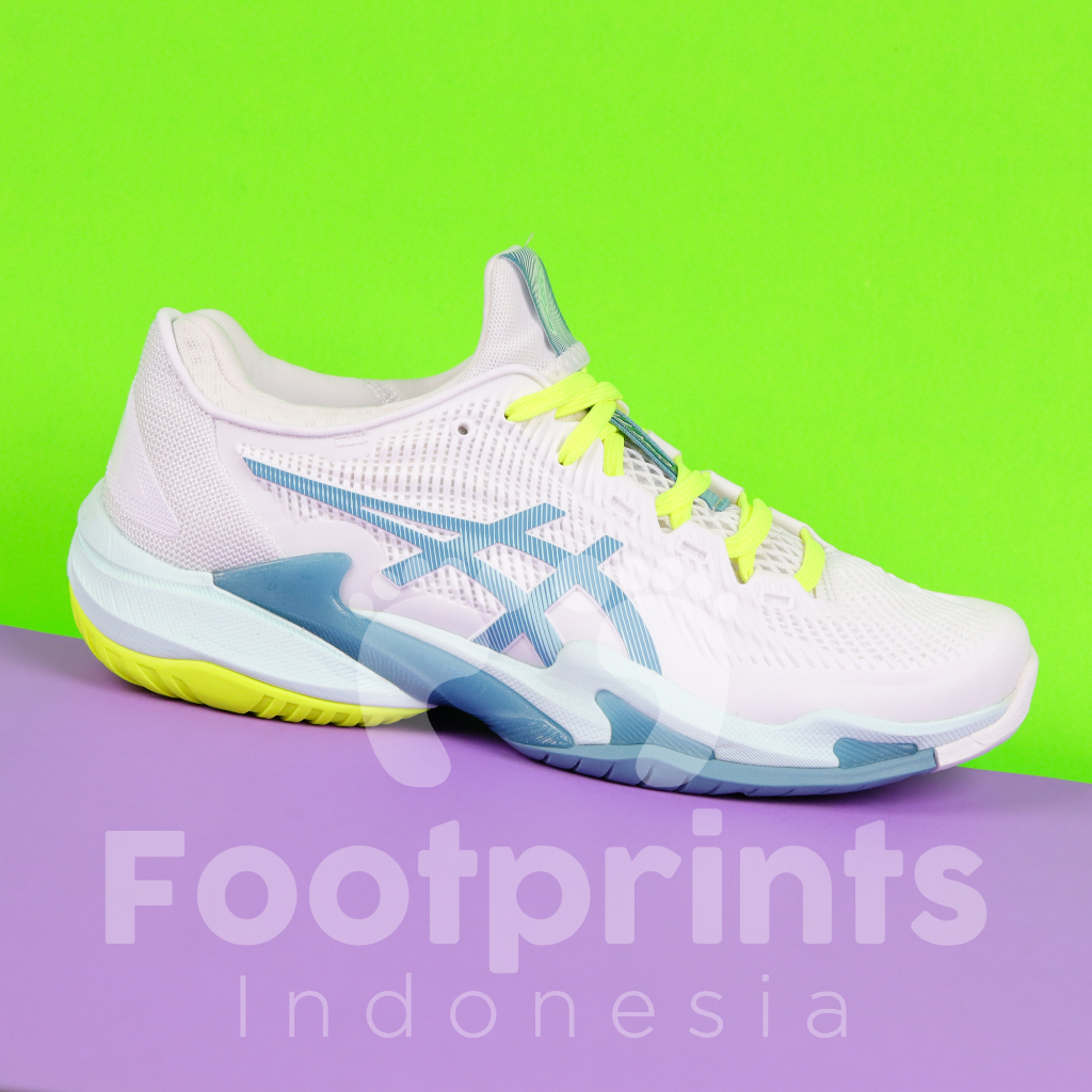 Jual Sepatu Tenis Asics Court FF 3 Women Soothing Sea Blue Tennis