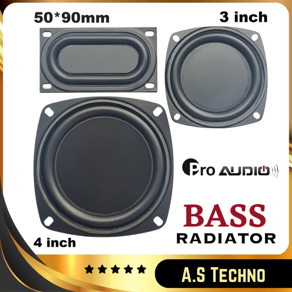 3 inch best sale passive radiator