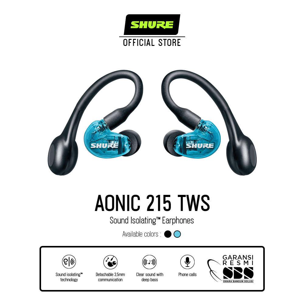 オンラインストア純正 SHURE SE21DYBL+TW2-A BLUE | www.terrazaalmar