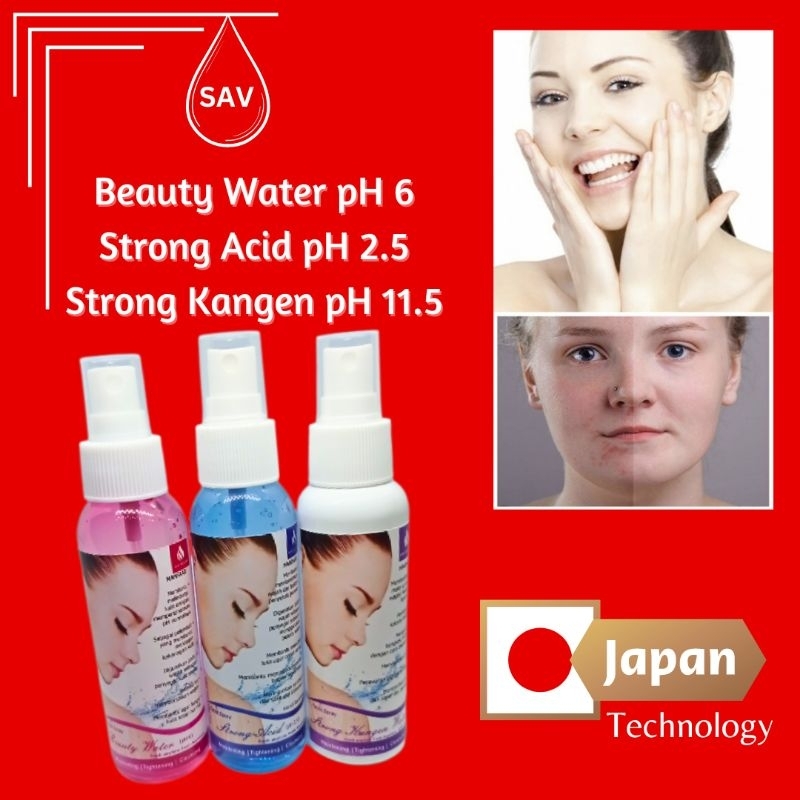 Strong acid store beauty water