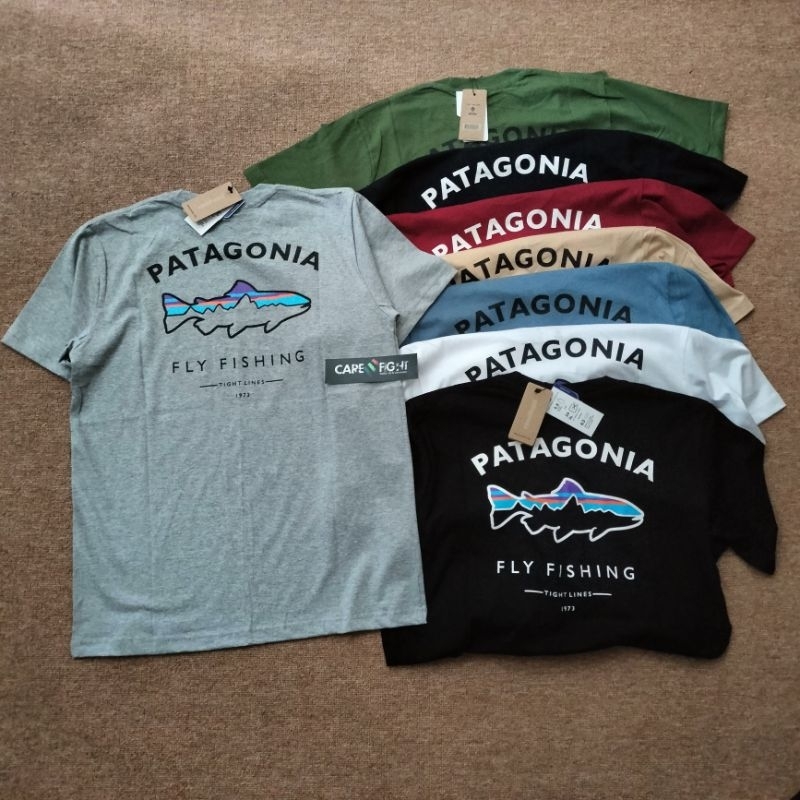 Jual Kaos Casual Patagonia Fly Fishing Premium