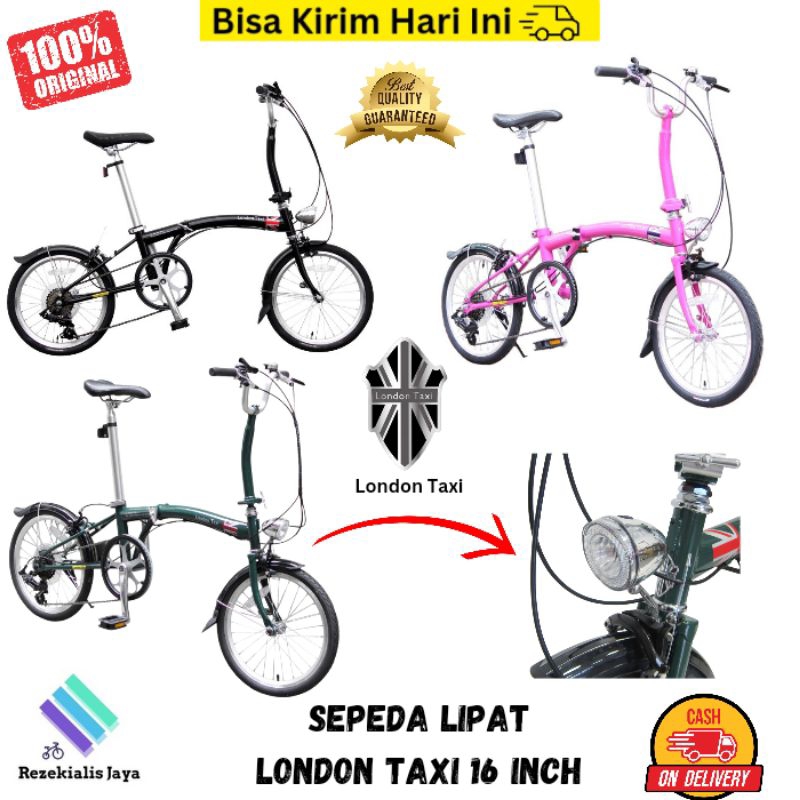 sepeda lipat london taxi 16 inch