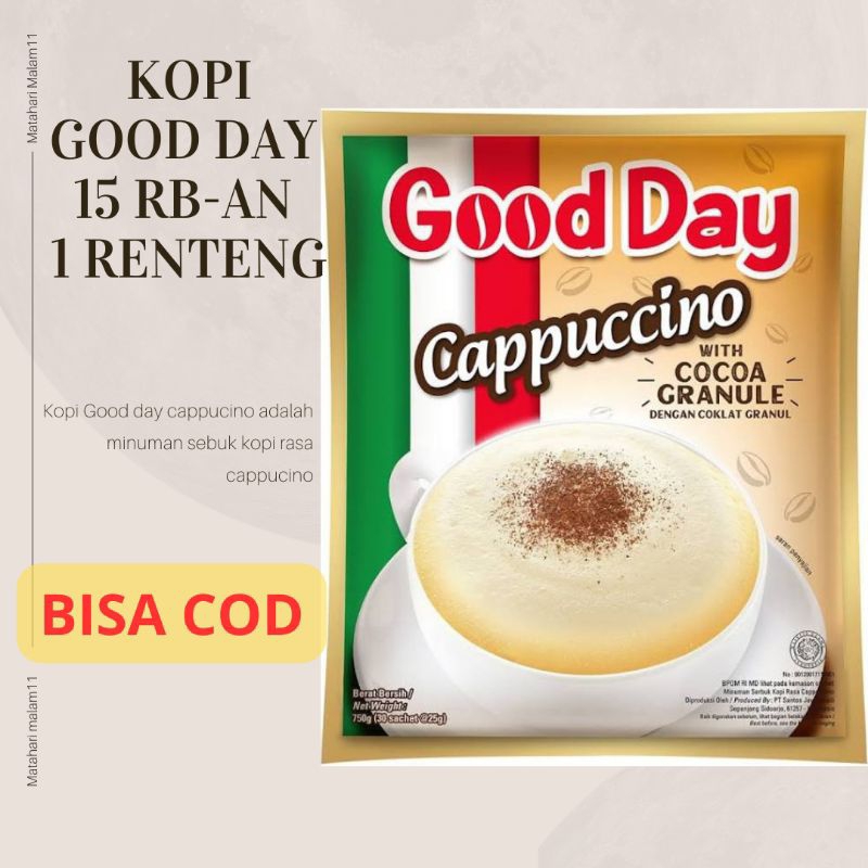 Good Day Cappuccino 750g - コーヒー