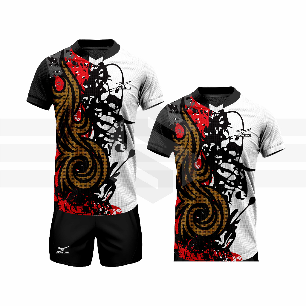 Desain kaos volley on sale mizuno