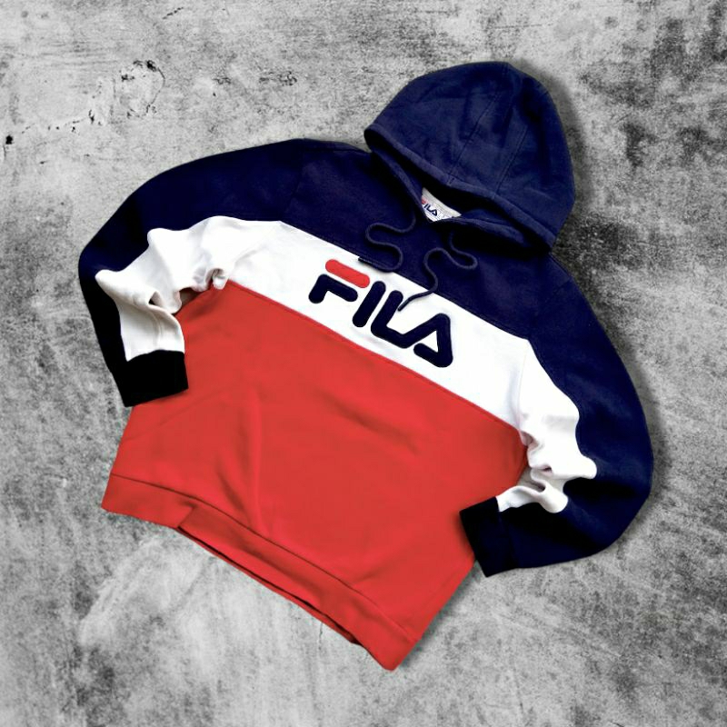 Fila 3 cheap color hoodie