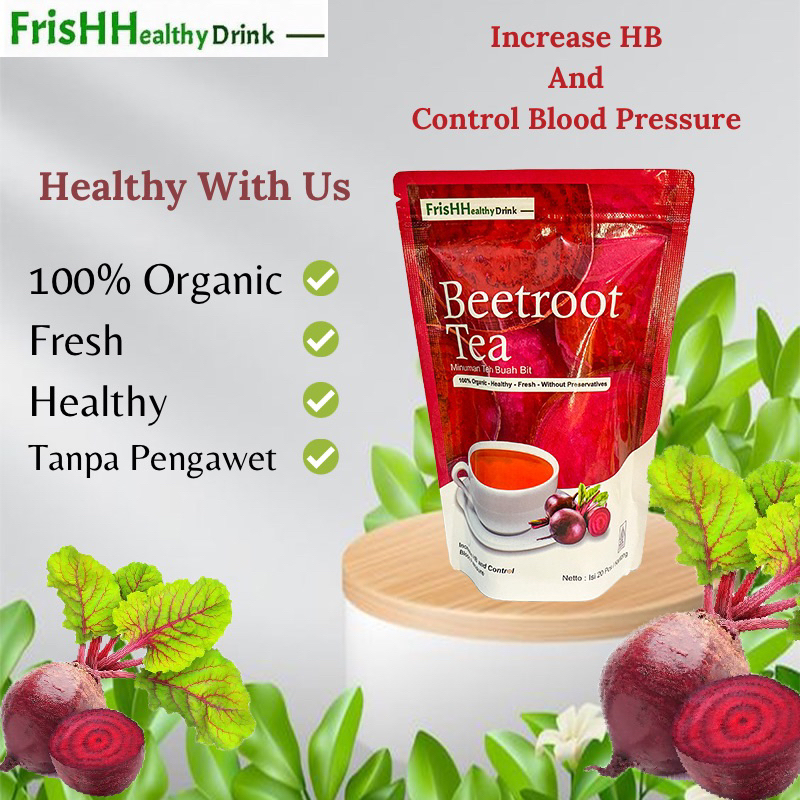 Jual BEETROOT TEA 100 Pure bit ISI 5 BIJI MINUMAN HERBAL HERBAL PENAMBAH DARAH MENGONTROL TEKANAN DARAH BEETROOT Buah Bit BIT HEALTHY Shopee Indonesia