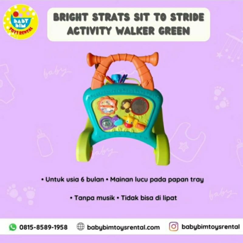 Bright starts sit to stride best sale activity walker