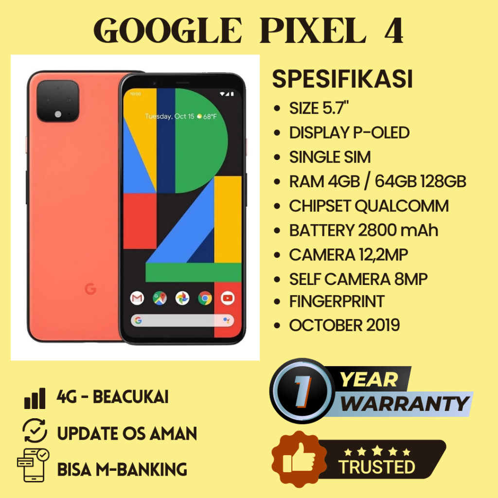 Google Pixel 4 【83%OFF!】 - スマートフォン本体