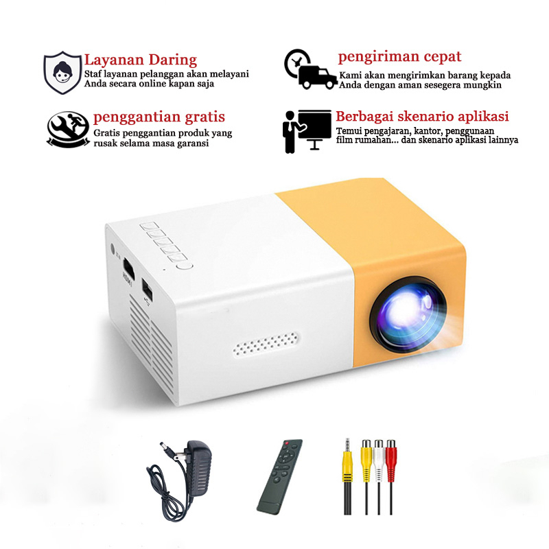 smartfish hd led projector mini