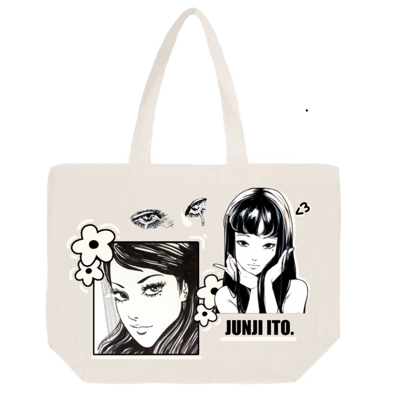 Junji ito tote online bag