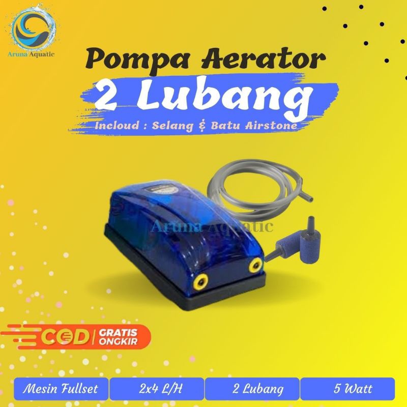 Pompa aerator clearance aquarium