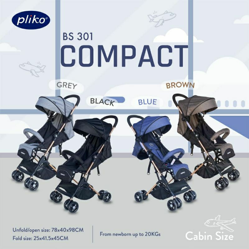 Stroller pliko 2025 301 compact