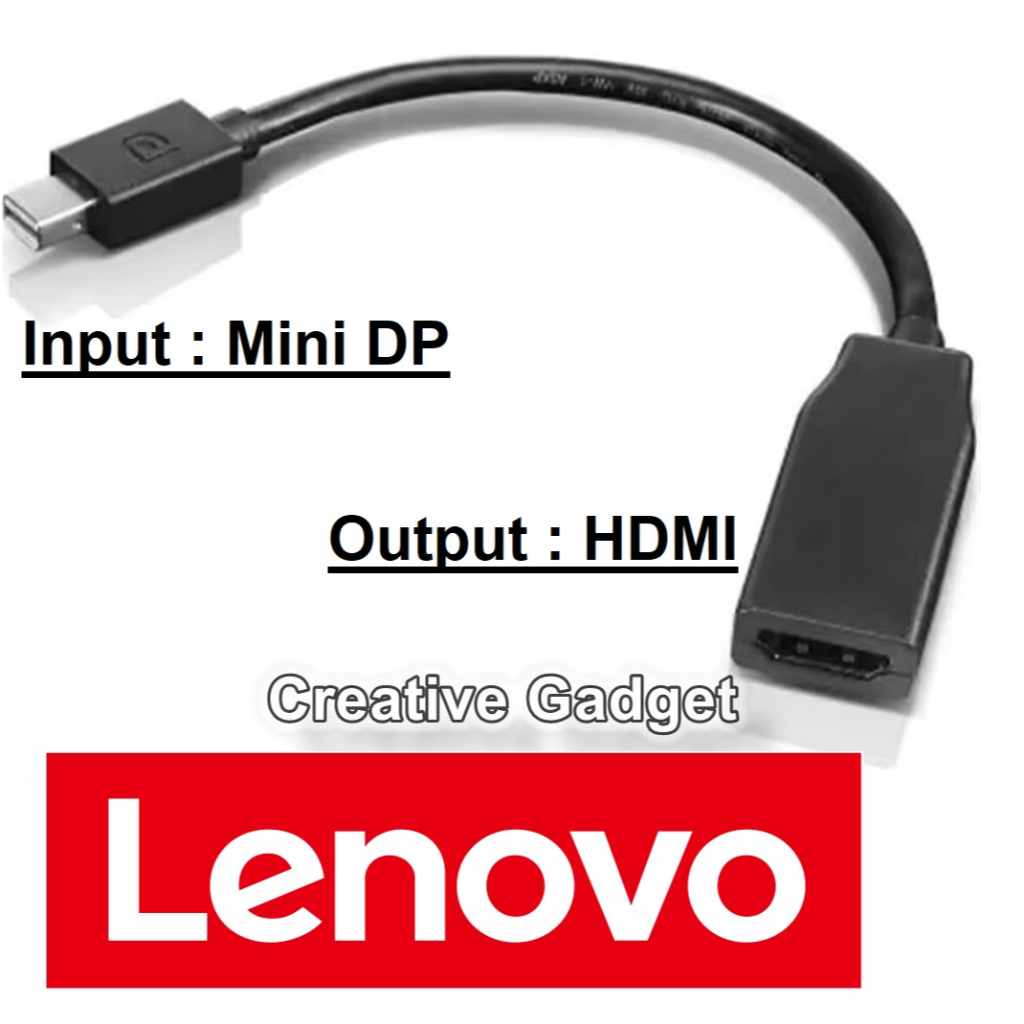 Lenovo 堅 mini DisplayPort to DisplayPort