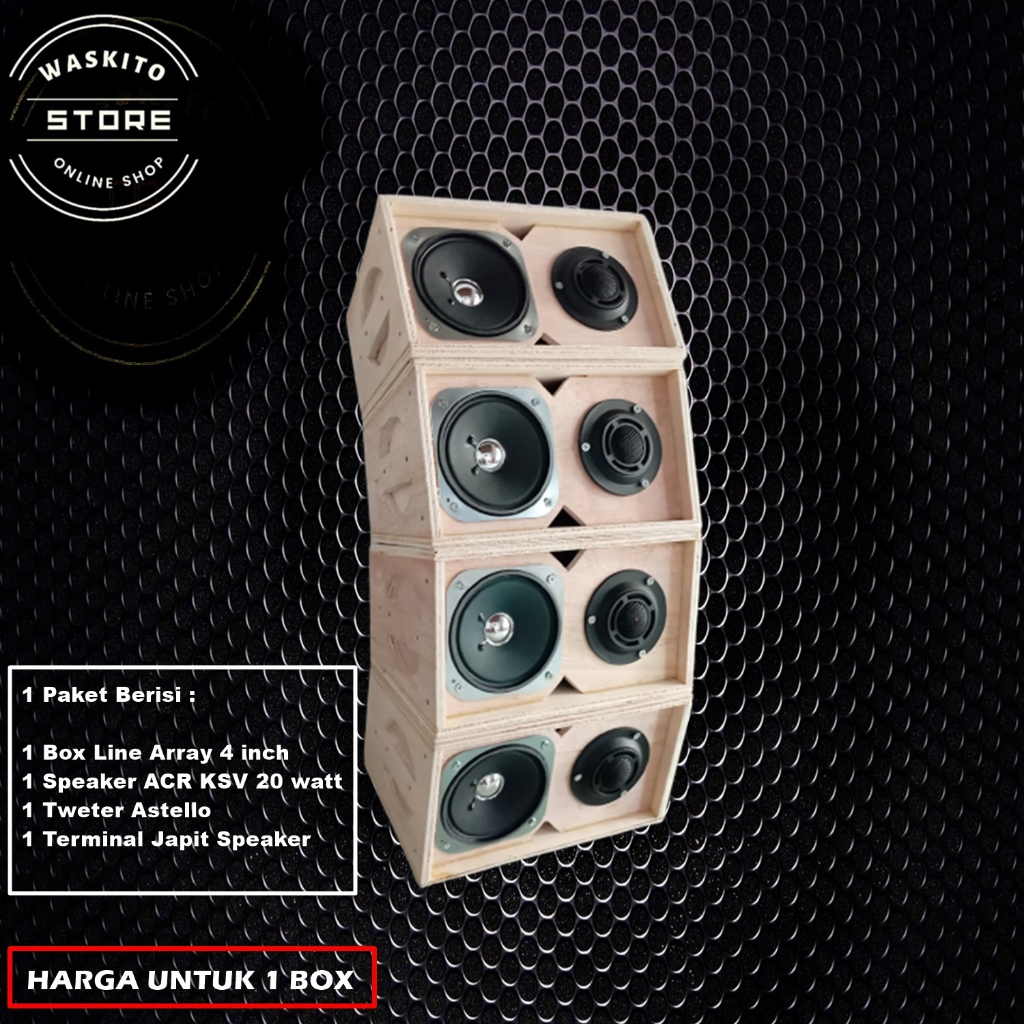 Line array 4 store inch