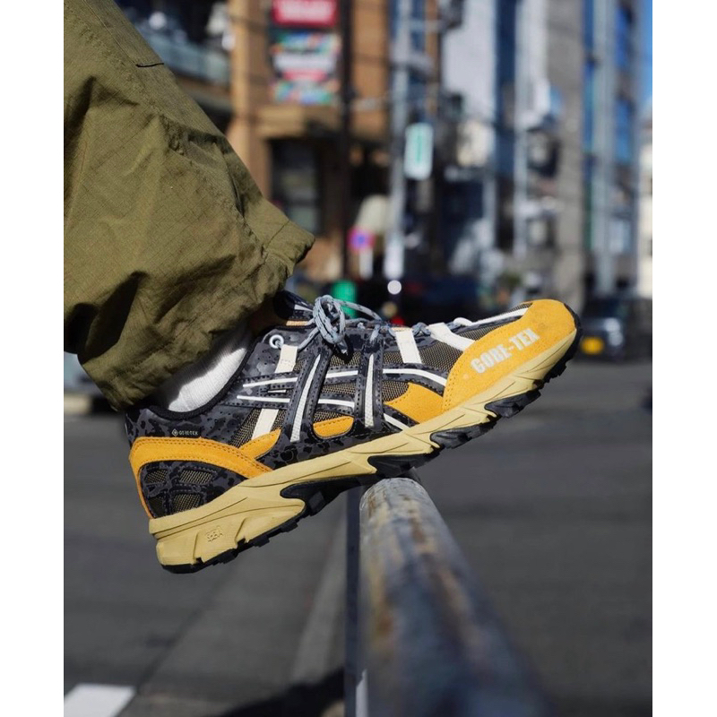 GRIP SWANY x ATMOS x ASICS GEL-SONOMA 15-50 GTX “OLIVE CANVAS/YELLOW  ORANGE” ORIGINAL (BNWB)